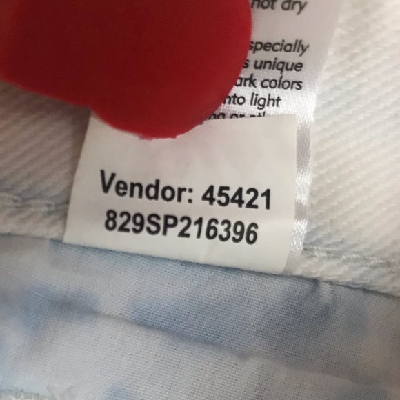 NWT Pacsun Womens Cut Off Denim Shorts Size 27 Tie Dye High Raise Festival - Picture 14 of 16